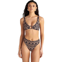 BLU4U Bikini Top Τριγωνάκι Μαύρο Μπεζ 26366573D-02