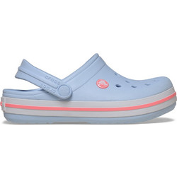 Crocs Crocband Clog Παιδικά Παπούτσια Θαλάσσης για Κορίτσι Ανατομικά Γαλάζια Κοραλί 207006-4XQ