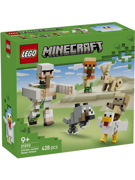 Lego Minecraft Chicken Jockey Desert Attack για 9+ Ετών 21592