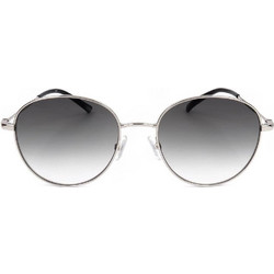 Safilo LINEA/T 17/S 84J Ανδρικά Γυαλιά Ηλίου Τετράγωνα Μεταλλικά Ασημί με Γκρι Φακό