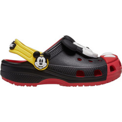 Crocs Mickey Mouse Παιδικά Παπούτσια Θαλάσσης για Αγόρι Ανατομικά Μαύρα Κόκκινα 212295-90H