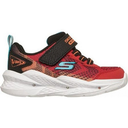 Skechers Παιδικά Sneakers με Φωτάκια Κόκκινα Μαύρα 401490N-RDBK