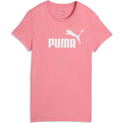 Puma ESS+ No.1 Logo Tee Γυναικείο Αθλητικό T-Shirt Φούξια 682371-25