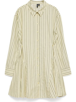Vero Moda Sienna Mini Καθημερινό Φόρεμα Σεμιζιέ Κίτρινο 10346768
