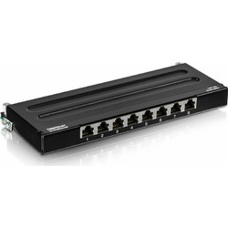 Trendnet TC-P08C6AS Ethernet Patch Panel Rack 0.5U 10" 8 Θυρών Cat.6a Unshielded UTP