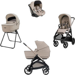 Inglesina Aptica Quattro 2026 Καρότσι Μωρού 3 σε 1 Vicuna Beige Palladio Black KA61T0VIB
