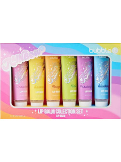 Bubble T Rainbow Lip Balm με Χρώμα 6x10ml