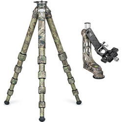 Leofoto Carbon LS365CEX Ranger With Levelling Tray Full Camo