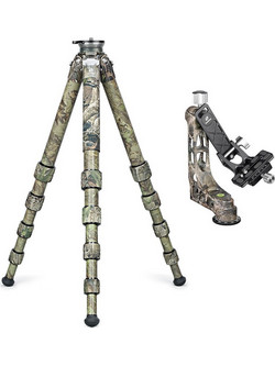 Leofoto Carbon LS365CEX Ranger With Levelling Tray Full Camo