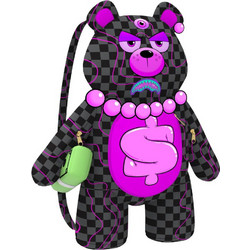 Sprayground Purple Slime Takeover Bear B8958 Σακίδιο Πλάτης Ανθρακί