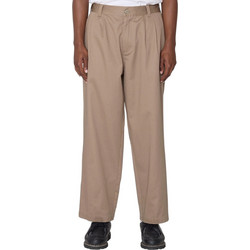 Obey Ανδρικό Παντελόνι Chino Κανονική Εφαρμογή Καφέ 142020267-MMD