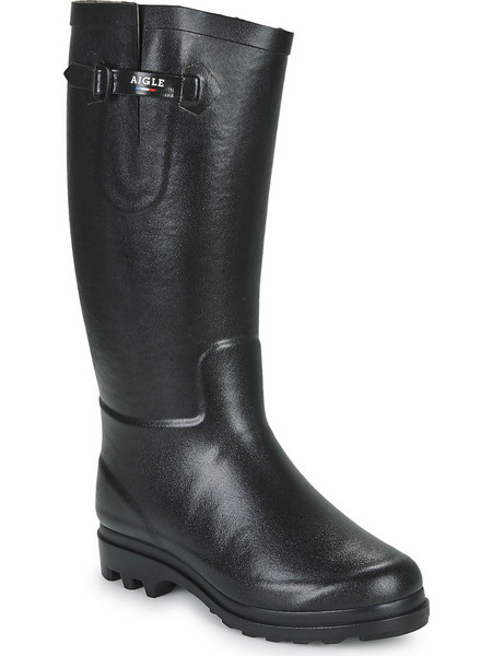 Aigle Aiglentine Fur2 Γαλότσες Εργασίας Γονάτου με Γούνα Μαύρες
