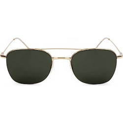 Safilo LINEA 01/S J5G Ανδρικά Γυαλιά Ηλίου Τετράγωνα Μεταλλικά Χρυσά με Μαύρο Φακό