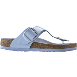 Birkenstock Gizeh Big Buckle Δερμάτινες Γυναικείες Σαγιονάρες Ανατομικές Γαλάζιες 1021651