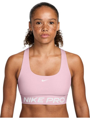 Nike Pro 365 Αθλητικό Μπουστάκι με Μέτρια Στήριξη Ροζ IQ1035-663