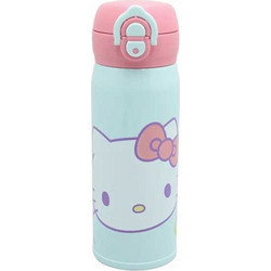 Gim Hello Kitty Παιδικό Παγούρι Θερμός Ανοξείδωτο BPA Free με Καλαμάκι Γαλάζιο 380ml