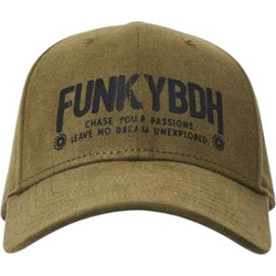 Funky Buddha Καπέλο Jockey Υφασμάτινο Σοκολατί FBM01306810
