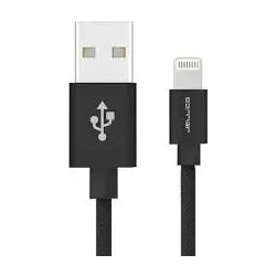 Jellico GS-10 Flat USB-A to Lightning Cable 1m Black