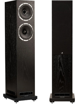 Fyne Audio F501S Ζεύγος Ηχείων Hi-Fi Δαπέδου 150W 2.5 Δρόμων Black Oak
