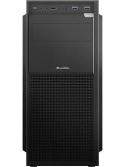 Logic J23 Pro Black Midi Tower Κουτί Υπολογιστή