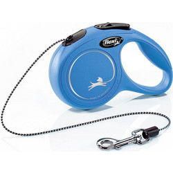 Flexi New Classic Πτυσσόμενο Λουρί Σκύλου έως 12kg 8m Μπλε
