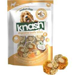 Imaginelles Knash Vitality Woofa Bites with Pumpkin, Ginger & Coconut Oil 100gr