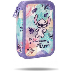 CoolPack Stitch Κασετίνα Γεμάτη με 2 Θήκες Πολύχρωμη F066885