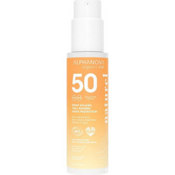 Alphanova Organic Sun Αντηλιακό Spray Προσώπου & Σώματος SPF50 100gr