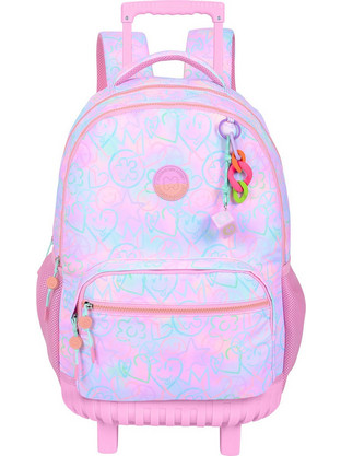 Marshmallow Concept Crazy Fun Σχολική Τσάντα Τρόλεϊ Δημοτικού Ροζ 66151
