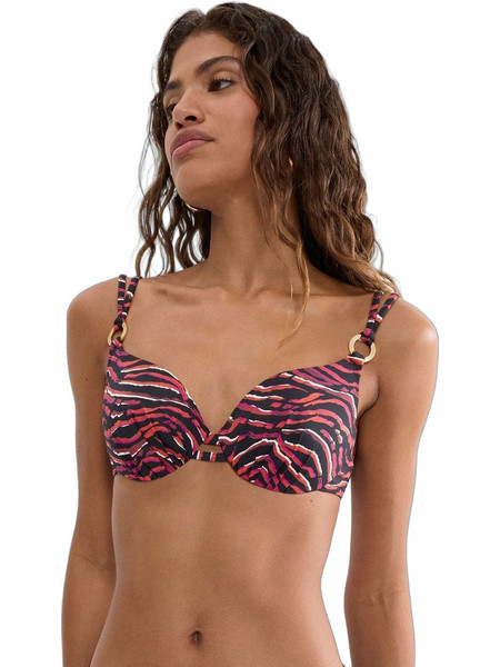 Triumph Bikini Top Μαύρο Φούξια WP-10227212-M004