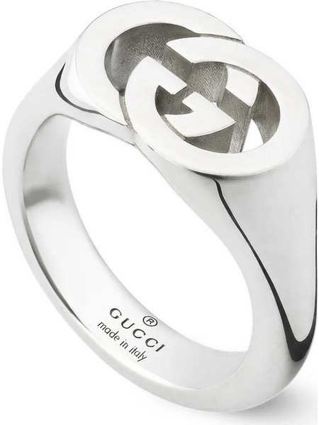 Gucci Interlocking Γυναικείο Δαχτυλίδι από Ασήμι 925 YBC854247001
