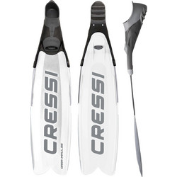Cressi Cressi Gara Turbo Impulse Βατραχοπέδιλα Κατάδυσης Black Βατραχοπέδιλα Κατάδυσης White