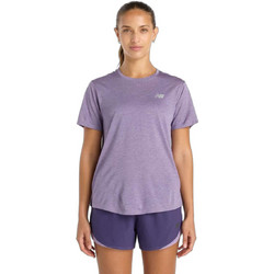 New Balance Γυναικείο Αθλητικό T-Shirt Μωβ WT41253