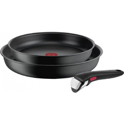 Tefal Ingenio Ultimate Σετ Τηγάνια Αλουμινίου με Αντικολλητική Επίστρωση 2τμχ L7649343