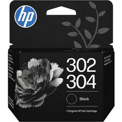 HP 302 304 Black Μελάνι Εκτυπωτή Inkjet