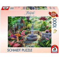 Puzzle Schmidt Victorian Greenhouse 1000 Κομμάτια