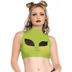 Leg Avenue Alien Sexy Τοπ Lime 714718532561