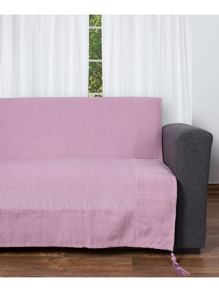 Silk Fashion Ριχτάρι Τριθέσιου Καναπέ 180x320 281 Λιλά