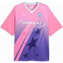 Puma F1 Miami Jersey Ανδρικό Αθλητικό T-Shirt Ροζ 635812-11