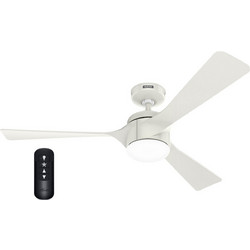 Hunter Rosedale 132 Fresh White 52913 Ανεμιστήρας Οροφής 132cm 19W με Φως & Τηλεχειριστήριο Λευκός