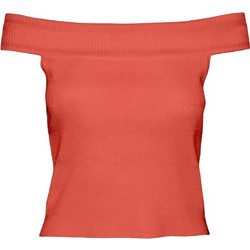 Vero Moda Γυναικείο Καλοκαιρινό Top Πλεκτό Κοραλί 10309488