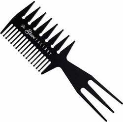 The Shave Factory 034 Επαγγελματική Χτένα Μαλλιών για Ξεμπέρδεμα Αντιστατική Μαύρη