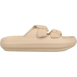 Migato Γυναικείες Παντόφλες Καλοκαιρινές Flatforms Μπεζ 100032399-010