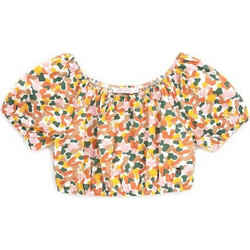 Original Marines Παιδικό Crop Top Κοντομάνικο Πορτοκαλί DFP3146CF