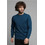 Double Ανδρική Πλεκτή Μπλούζα Πετρόλ KNIT-70A