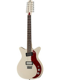 Danelectro 59X12 Ηλεκτρική Κιθάρα Double Cut με Μαγνήτες HH & Ταστιέρα Pau Ferro 12 Χορδές Vintage Cream