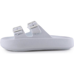 Sabino Γυναικείες Παντόφλες Καλοκαιρινές Flatforms Αντιολισθητικές Λευκές 282-Z