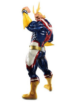Bandai My Hero Academia Ichiban Kuji All Might Metallic Colour 33cm