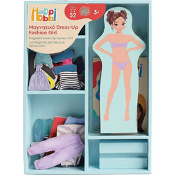 AS Company HappiHobbi Μαγνητικό Dress Up Fashion Girl