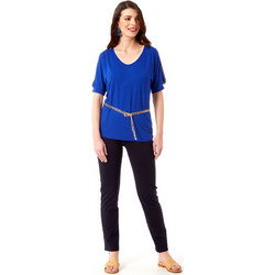 Anna Raxevsky Γυναικείο Καλοκαιρινό Top Royal Blue B23105